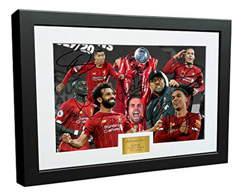 ******* Liverpool Premier League Champions 12x8 A4 Firmado H