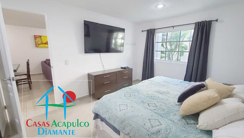 Cad Diamante Lakes Rubí 202. Terraza Con Vista A La Alberca Y Jardines