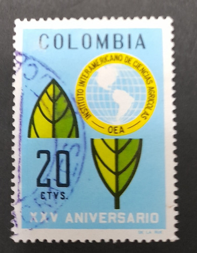 Sello Postal - Colombia - Ciencias Agricolas - 1969