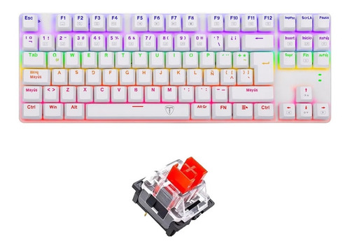 Bora Rainbow Tkl T-tgk313 Blanco Usb-c Mecanico  