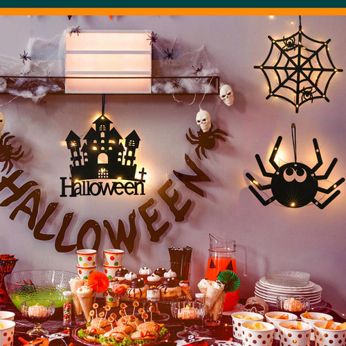 4 Las Luces De La Ventana De Halloween Para Estilo A