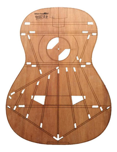 Plantilla De Guitarra De 39 Pulgadas, Parte Del Clásica Diy