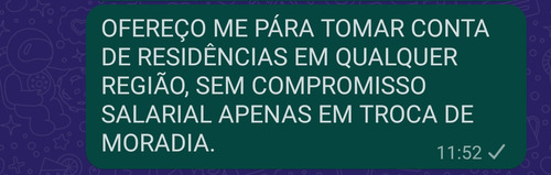 Imagem 1 de 1 de Ofereço Serviço De Caseira Em Troca De Moradia