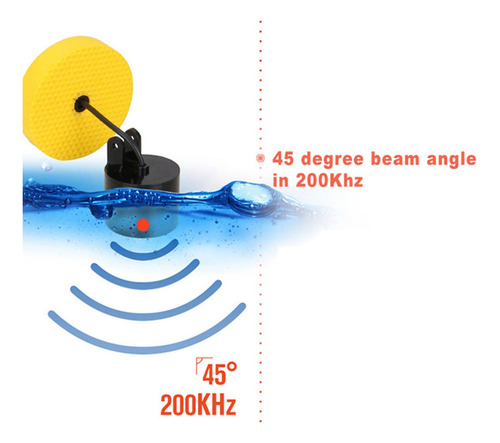 Buscador De Pesca, Sensor De Inalámbrico Portátil De Peces