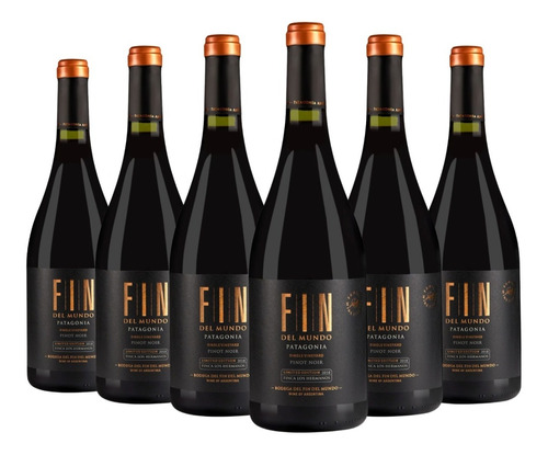 Vino Fin Del Mundo Single Vineyard Pinot Noir 6 X 750ml.