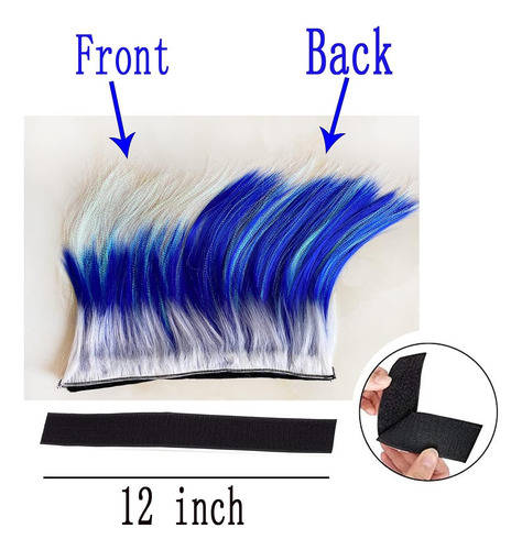 Accesorio De Peluca 3t Sister Helmet Mohawk Hawk Para Cospla