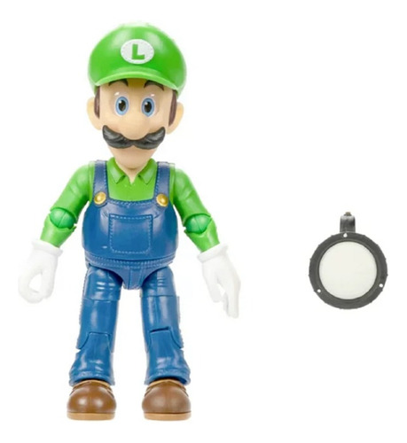 Figura De Super Mario Bros La Pelicula Luigi Con Linterna