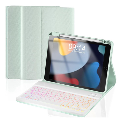 Funda Con Teclado Opakit / Para iPad 10.2  / Green