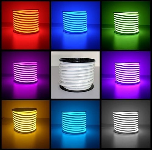 Imagen 6 de 6 de Cinta Manguera Neon Led Unicolor Y Rgb Directa 110v Continua