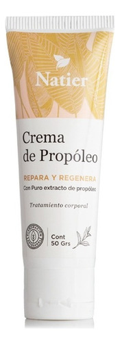 Crema De Propóleo Natier 50gr Puro Extracto De Propoleo