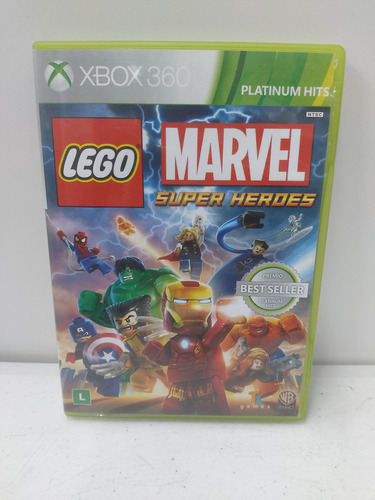 Jogo Xbox 360 Lego Marvel Super Heroes Lg Pt Mídia Física Or (Usado)