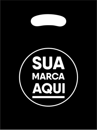 Sacolas Plásticas Personalizadas 25x35 / 500 Un Promoção