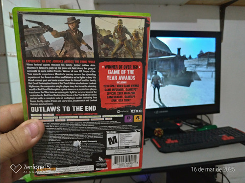 Jogos Xbox 360 Red Dead Redemption E Undead Nightmare Juntos (Usado)