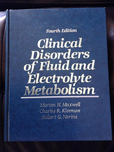 Libro Clinical Disorders Of Fluid And Electrolyte Metabolism