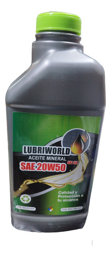 Aceite 20w50 Mineral 