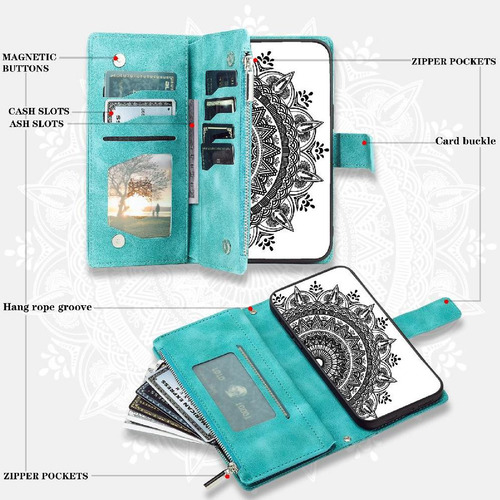 Funda For Motorola Moto E14 Totem Cartera Con Mano
