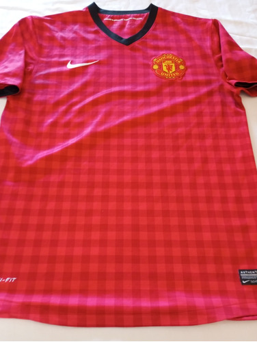 Camiseta  Fútbol De Manchester United Nike Original Impecabl