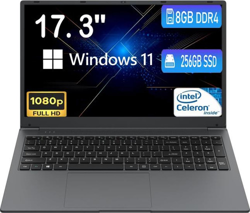 Mtwzmm Laptop De 17 Pulgadas, 8gb Ram 512 Ssd, Pantalla Fhd 