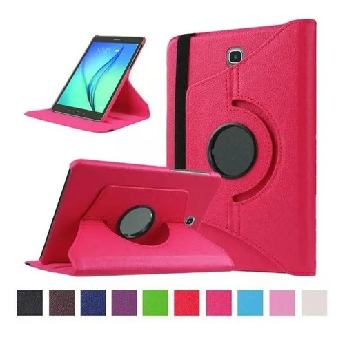 Funda + Mica Para Galaxy Tab E 9.6  T560 T561 Giratoria 