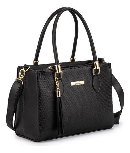 comprar Bolsa Feminina De Ombro E Mão Lorena Média Transversal Cor Preto