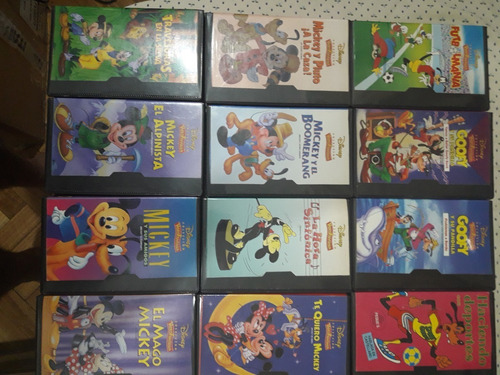Video Peliculas Vhs Disney Dibujos Animados Consultar (Usado)