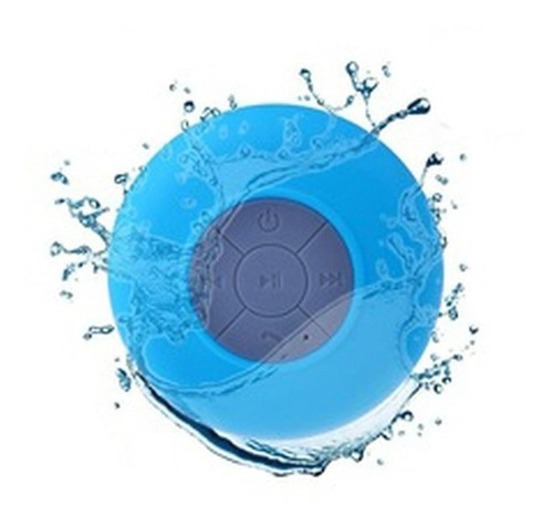 Imagem 7 de 7 de Mini-caixa De Som Resistente A Agua - Bts-06 - Cor Azul