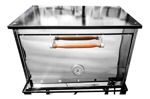 Imagen 3 de 4 de Horno Pizzero 6 Moldes Acero Inox Premium