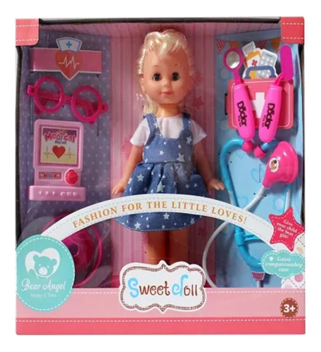 Muñeca Sweet Doll Mu17 Accesorios  Explorer Fan