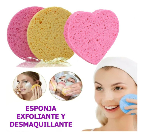 3 Kit Esponja Baño Exfoliante Cuerpo Ducha + Esponja Facil Varios