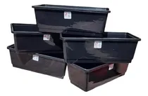Comprar Pack X 5 Macetas Plásticas Jardineras N 45 Rectangular