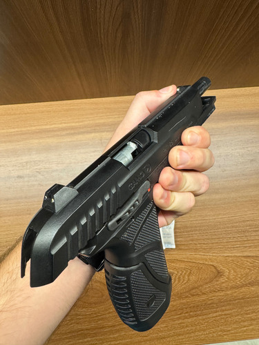Pistola Pressão Gamo Pt-85 Usada + Faca Brinde Preto 4.5 Mm