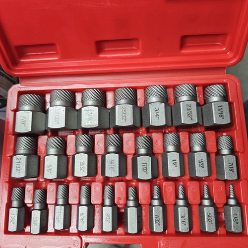 Extractor De Pernos Y Tuercas Dañadas 25pcs,worktools
