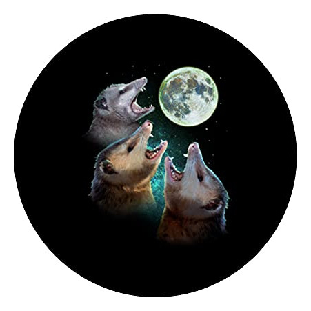 Disfraz De Tres Lunas Con 3 Zarigüeyas Y Luna Muerta