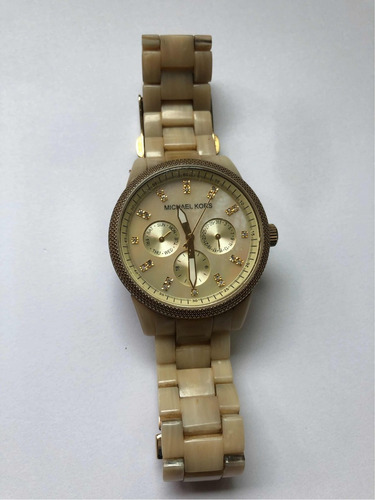 Relógio Michael Kors Mk5039 Marfim Madreperola