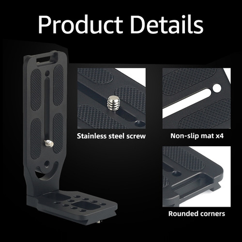 Soporte De Aleación De Aluminio Con Placa De Trípode I 2x, C