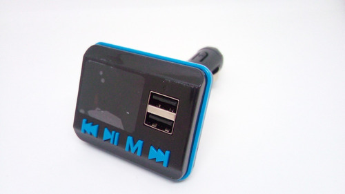 Adaptador Transmisor Fm Para Carro Bluetooth Usb Y Sd 12v