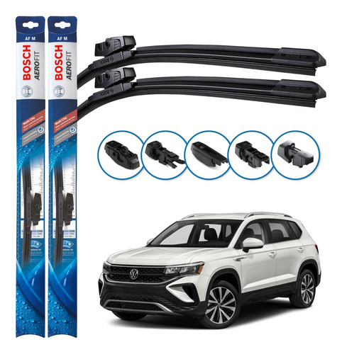 Par De Palheta Limpador Parabrisa Bosch Multiclip Vw Taos