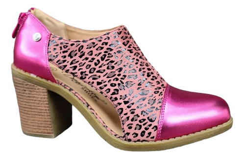 Zapato Colores Taco Mujer 23s068