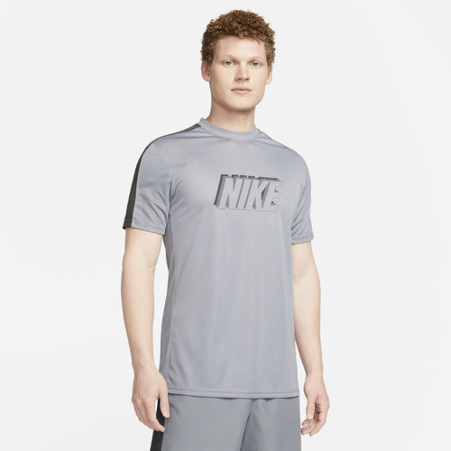 Playera De Fútbol Para Hombre Nike Dri-fit Academy Gris 