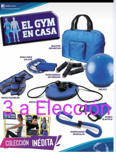 Gym En Casa Coleccion Clarin Pack 3 Entregas A Eleccion!