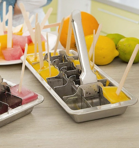Bandeja De Hielo Quick-frozenss De Acero Inoxidable Hecha En