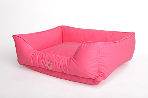 Cama Impermeável M 68x58cm Cor Rosa Pet Finess Cama pet impermeável dupla face