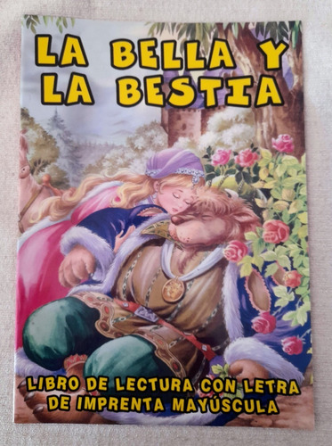 La Bella Y La Bestia - Libro De Lectura Imprenta Mayúscula