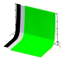 Comprar 03 Tecidos Branco\u002Fpreto\u002Fverde - 3x3 (somente Os Tecidos)