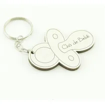 Comprar 35 Chaveiros Personalizado Branco Chá De Bebê Chupeta