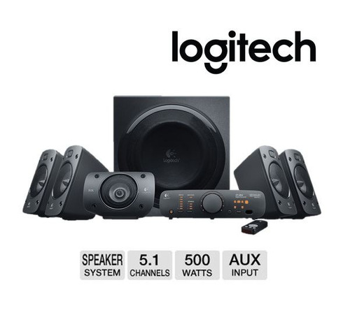 P Parlante Logitech 5.1 Z906 De 500 Watts Sonido Envolvente