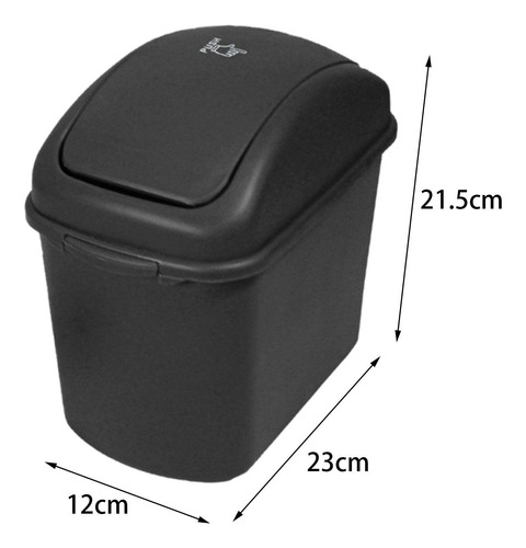 Cubo De Basura Para Automóvil Con Tapa Cubo De Basura