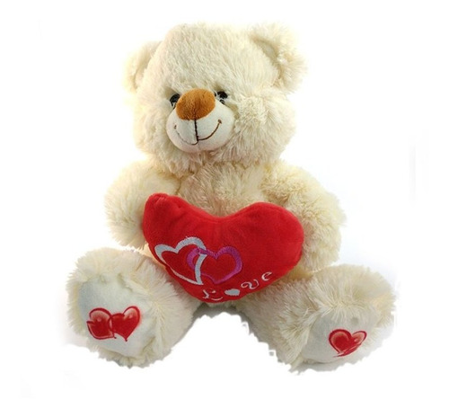 Peluche 25cm My Plush Oso Con Corazon 7612