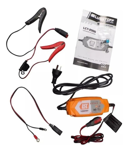 Imagen 2 de 7 de Cargador De Bateria Inteligente 12 Volts Lusqtoff Lct-2000