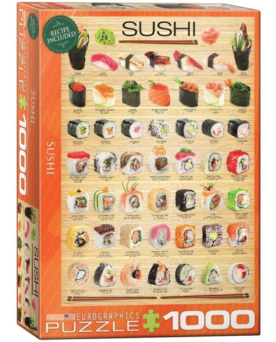 Puzzle 1000 Piezas Sushi - Eurographics